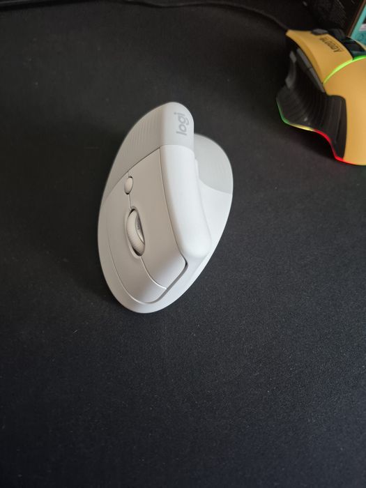Logitech Lift Vertical Ergonomic Mouse.