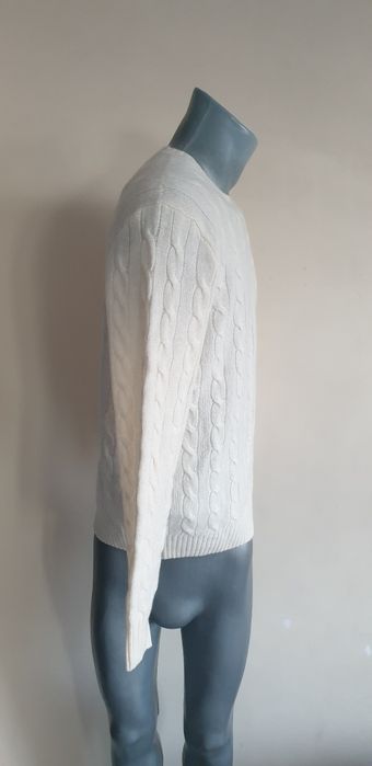 POLO Ralph Lauren Cable Wool / Cashmere Knit S НОВО ОРИГИНАЛ Mъжки  Пу