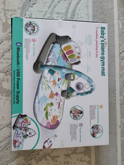 Музыкальный развивающий детский коврик