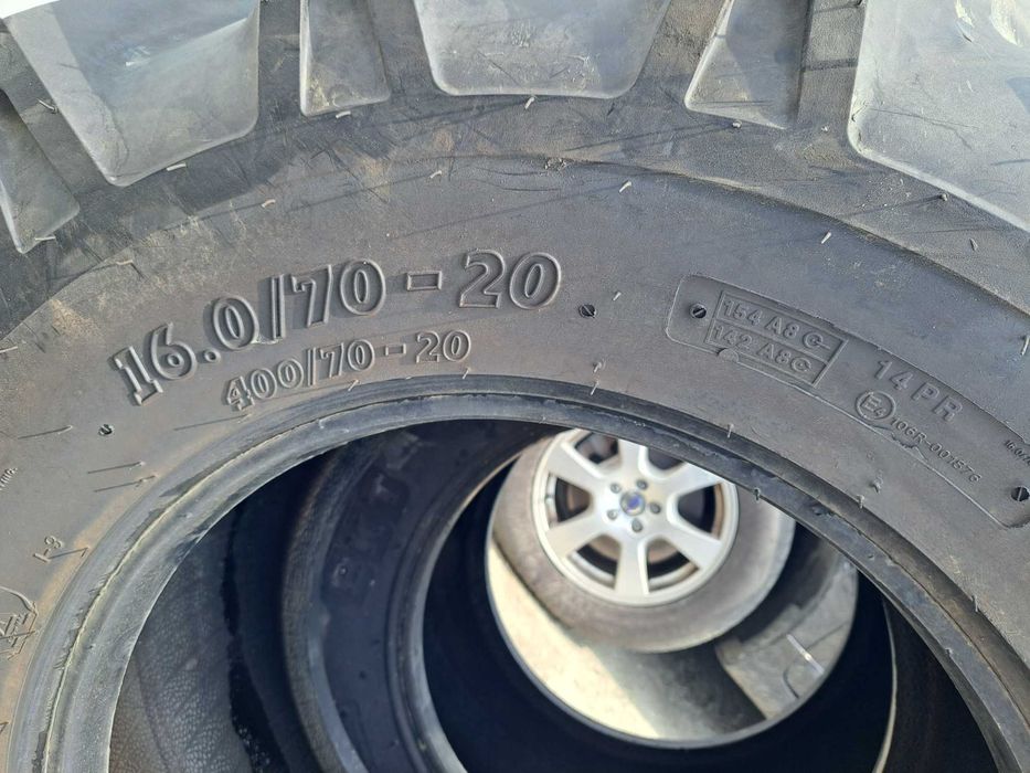 Cauciucuri noi agricole 16.0/70-20 BKT 14PR anvelope COMBINA 400/70-20
