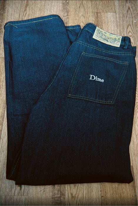 Джинсы Dime темносиние XL