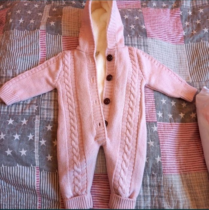 Вязанный комбинезон