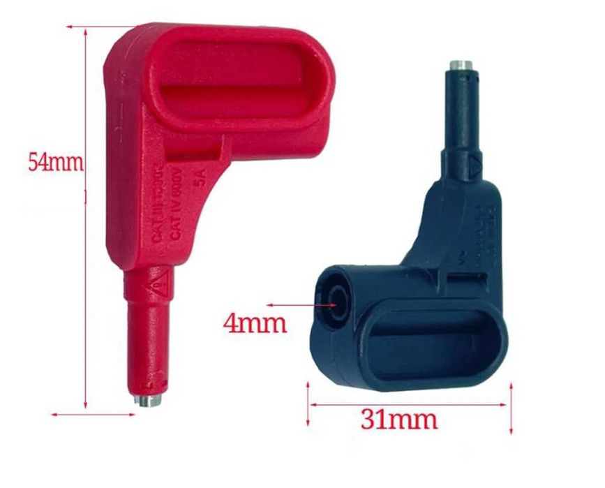 Terminal de masura cu cap magnetic mufa banana 4mm multimetru