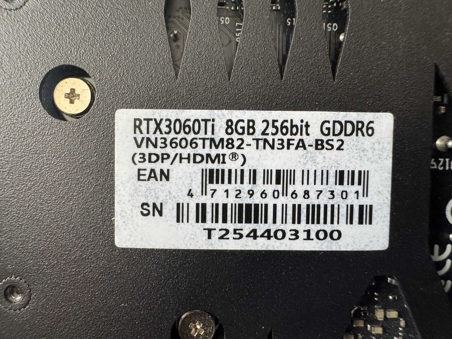 Biostar RTX 3060TI+32GB3200mhz+WiFi TX20E+A520a m-pro