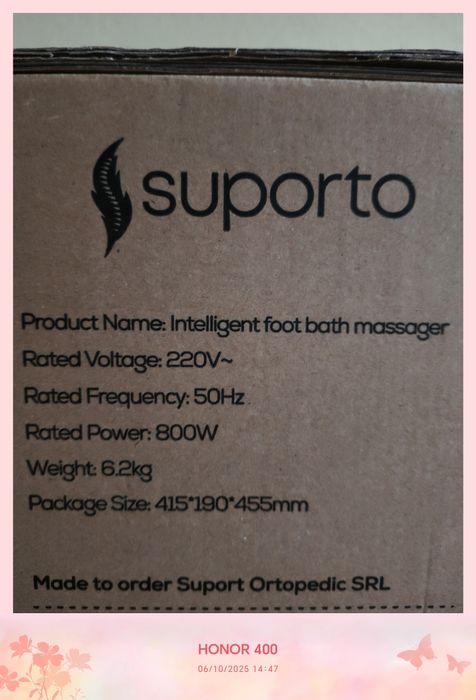 Aparat inteligent de hidromasaj.