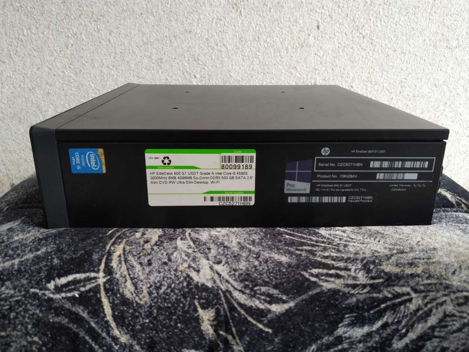Компютър HP 800 G1 USDT I5-4590S 12GB 320GB HDD