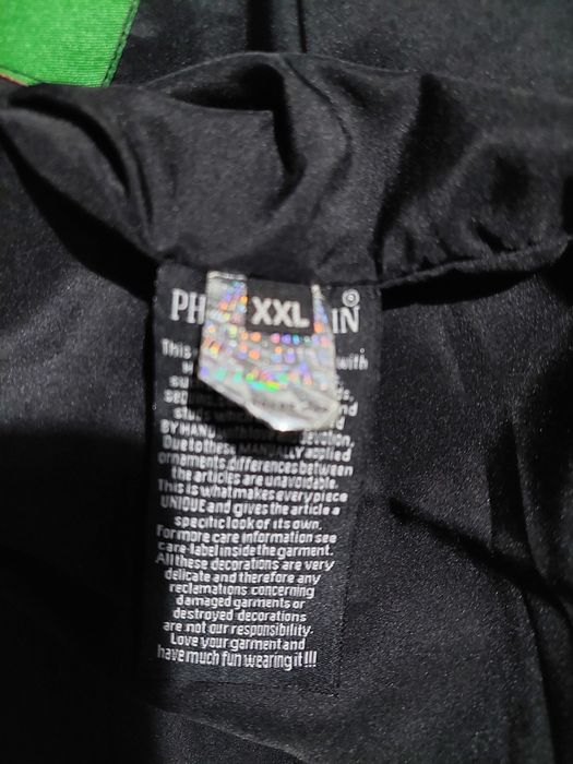 Кожено яке Philipp Plein стил Bomber