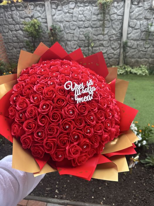 Aranjamente din trandafiri de sapun