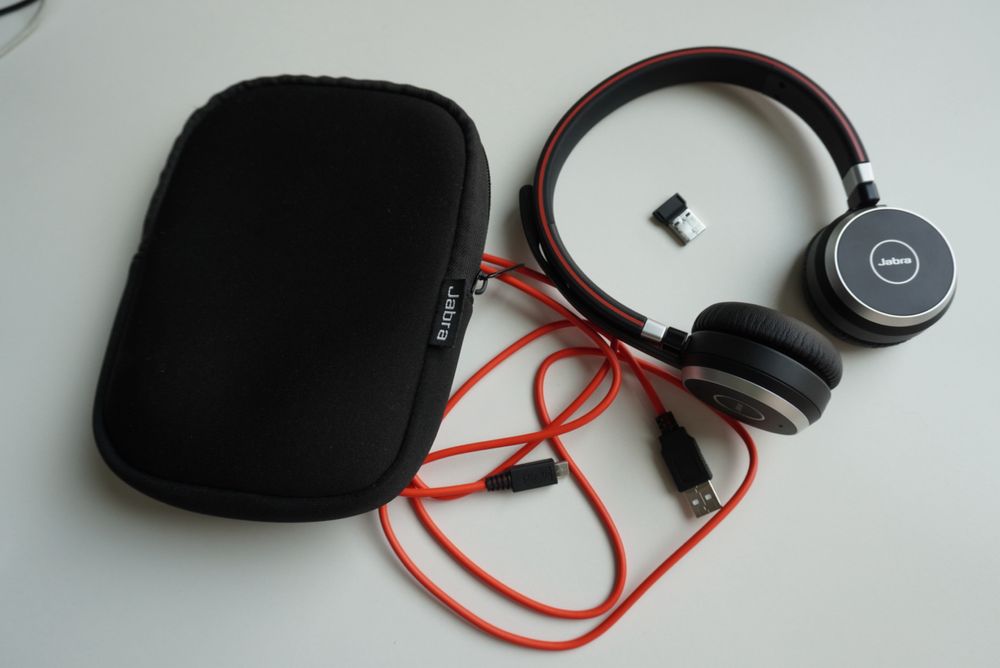 Безжични слушалки JABRA EVOLVE 65 SE, MS Link, 380A, Стерео, Черен