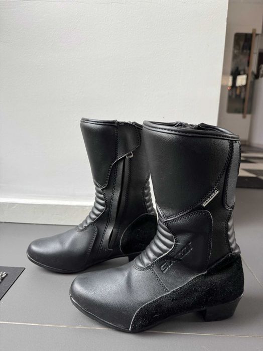 Cizme Moto din Piele SIXGEAR ELENA – Mărimea 36, ca noi, Waterproof