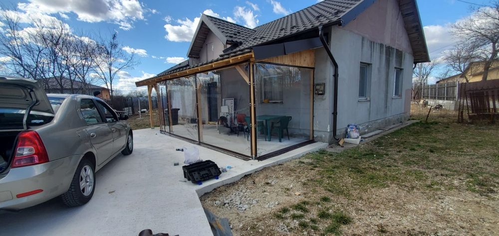 Folie terase si foisoare, folie terasa transparenta