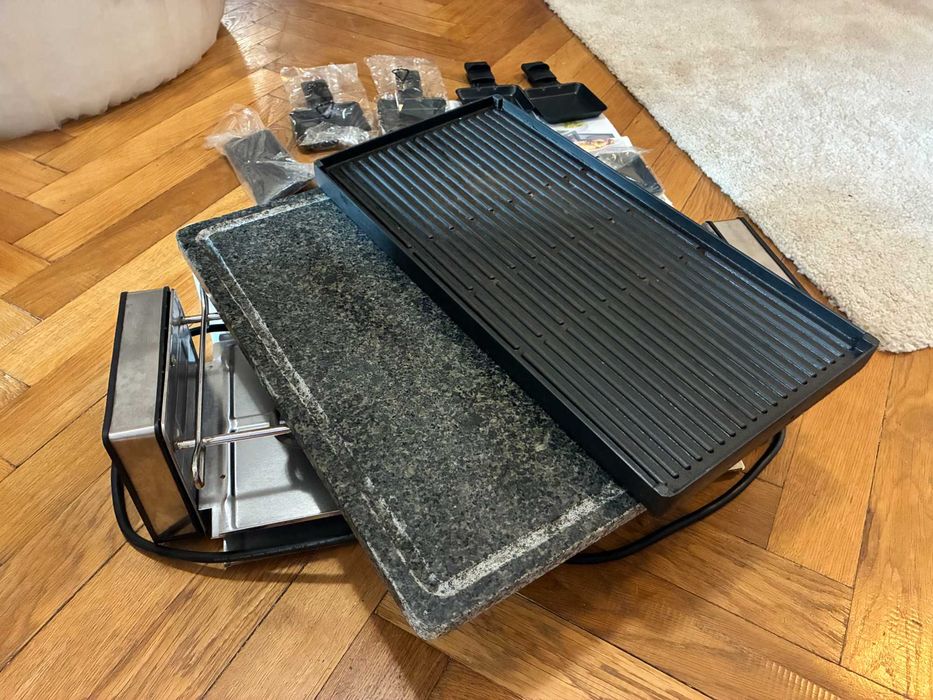 Grătar electric / Raclette UNOLD 6 persoane, stare foarte bună