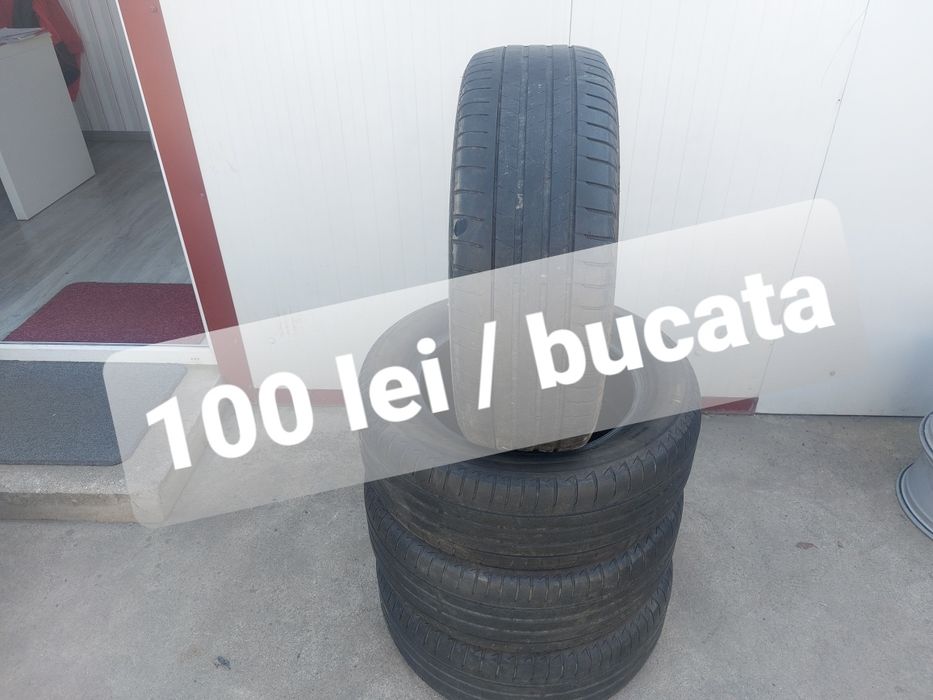 100 lei bucata! Set anvelope vara 225 60 17 Bridgestone