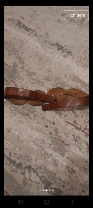 Concho indian navajo,piele naturală.