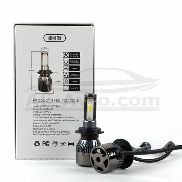 Лед крушки R9 за фарове- H7