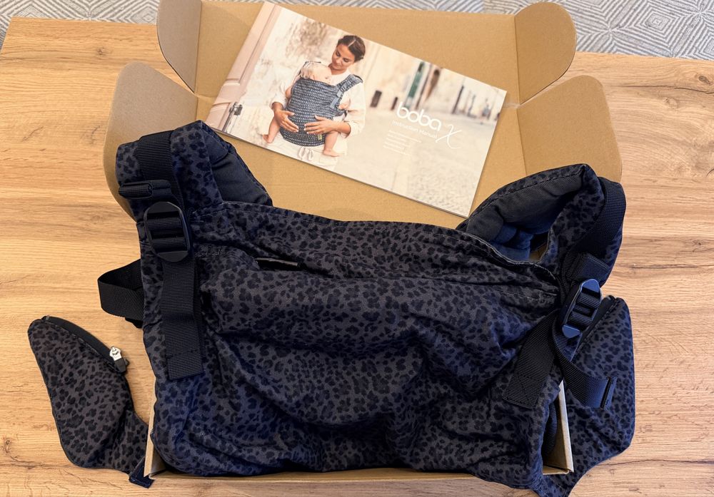 Marsupiu Boba X Charcoal Leopard