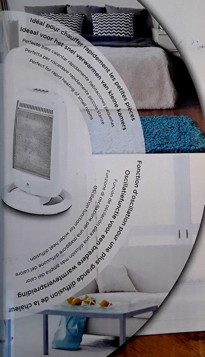 Radiator electric halogen 1200 W KLINDO NOU - 120 Lei