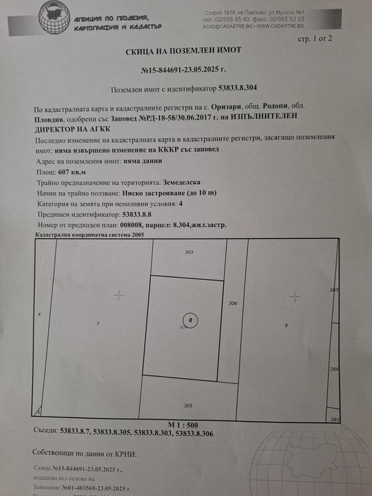 Продава се Парцел в Пловдив, Въстанически - 3127 кв.м за 90 €/кв.м - Снимка #3