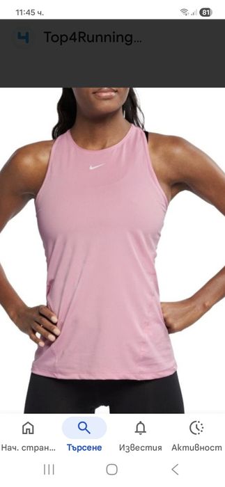 Nike Dry Fit-Ориг. Дамски потник Нов!