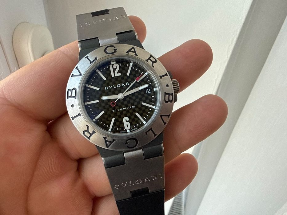 Ceas Bvlgari Diagono Titanium Carbon automat schimb cu hublot cartier breitling omega