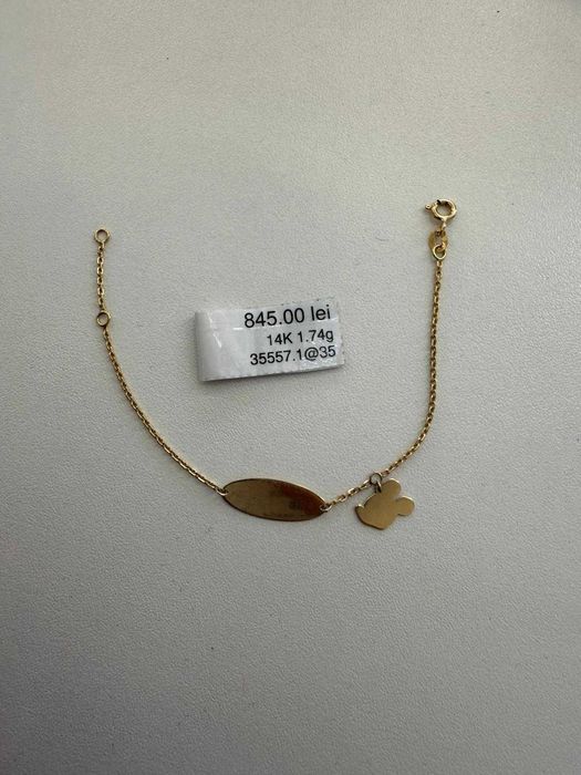 (AG35) Bratara aur 14k 1.74g b35557 - Garantie 2 ani!