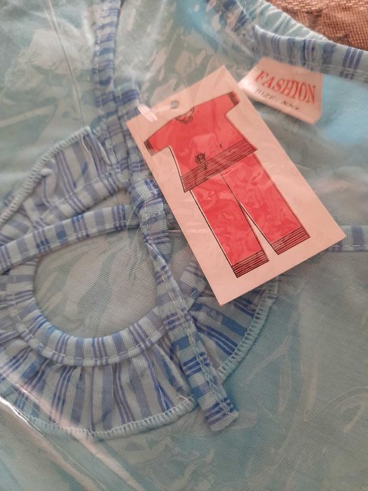 1 Pijama noua dama XXL de vara 1buc iarna XXL dama bleu 2 maieuri mar52/3XL