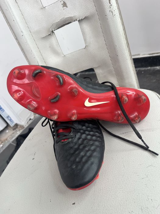 Nike Magista Obra II FG Fire - Black / White / University Red