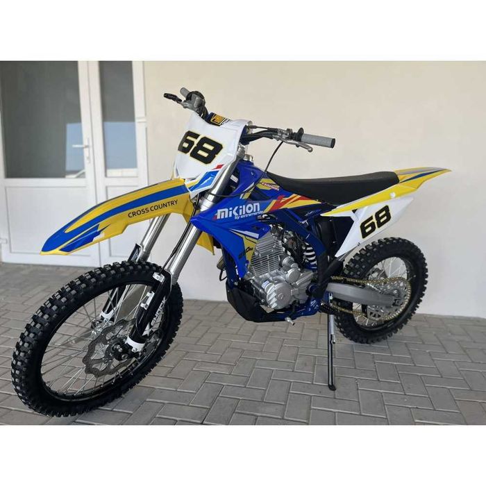 Motocicleta cross MZK Mikilon 250cc 21/18 4T benzina albastru/galben