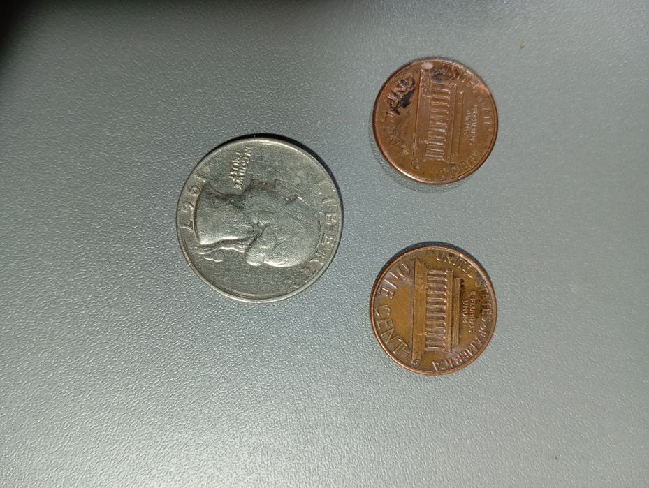 Редкая Американская монета 1967 год, и 1980 цент