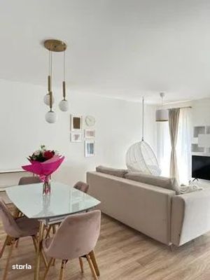 Apartament cu 2 camere, mobilat si utilat, parcare, zona Vivo