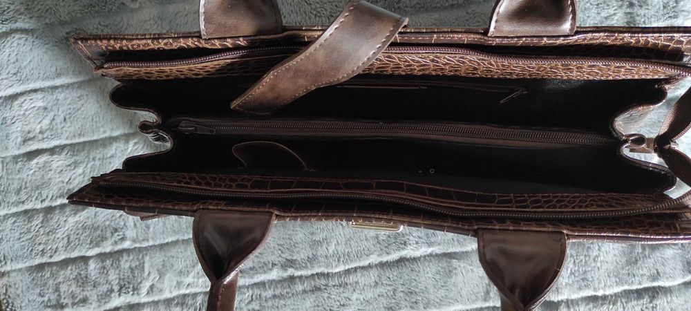 Geanta office piele ecologica