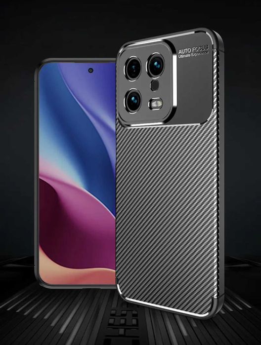 Husa Premium antisoc model Carbon pt Xiaomi 13 5G , Xiaomi 13 Pro 5G