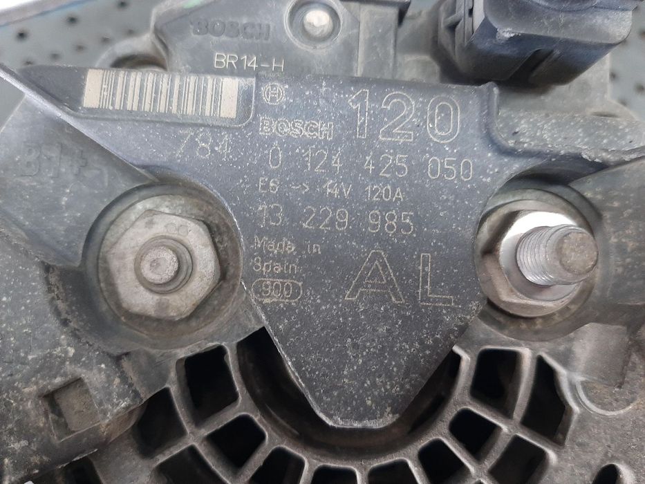 alternator 1.6 b opel astra h meriva a vectra c zafira b 13229985 0124425050