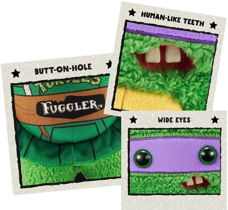 Плюшена играчка Zuru TMNT Fuggler зъбато чудовище Леонардо Донатело