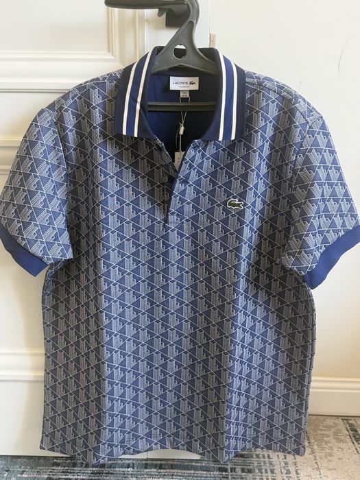 Поло монограмма Лакосте