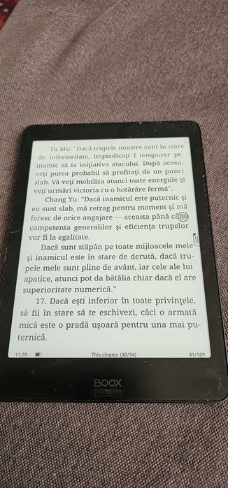 Onyx Boox E-ink Ebook Reader 7.8 inch husa cu tastatură cu fisură pe ecran