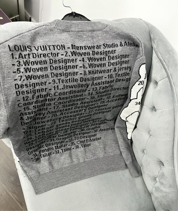 Pulover Louis Vuitton Studio barbati, 100% lână,mas M,nou,eticheta