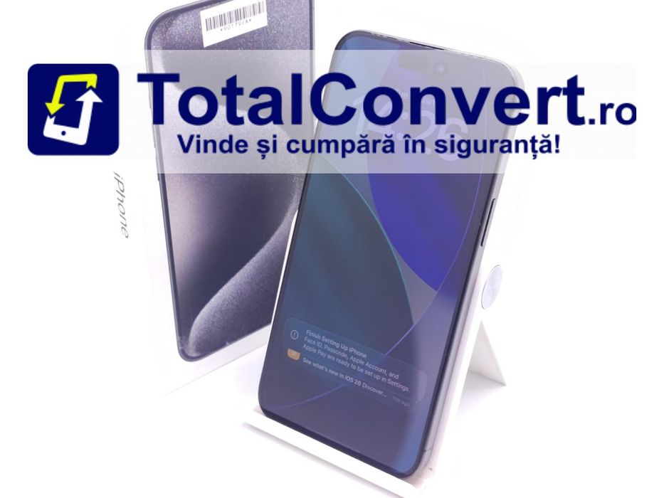 Apple iPhone 15 Pro Max 256GB Black, Garantie 24 luni | #D90179