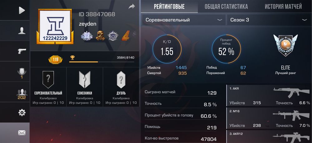 Продажа олд аккаунта в Standoff 2