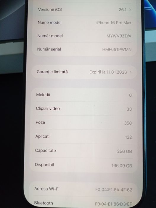 iPhone 16 pro max impecabil