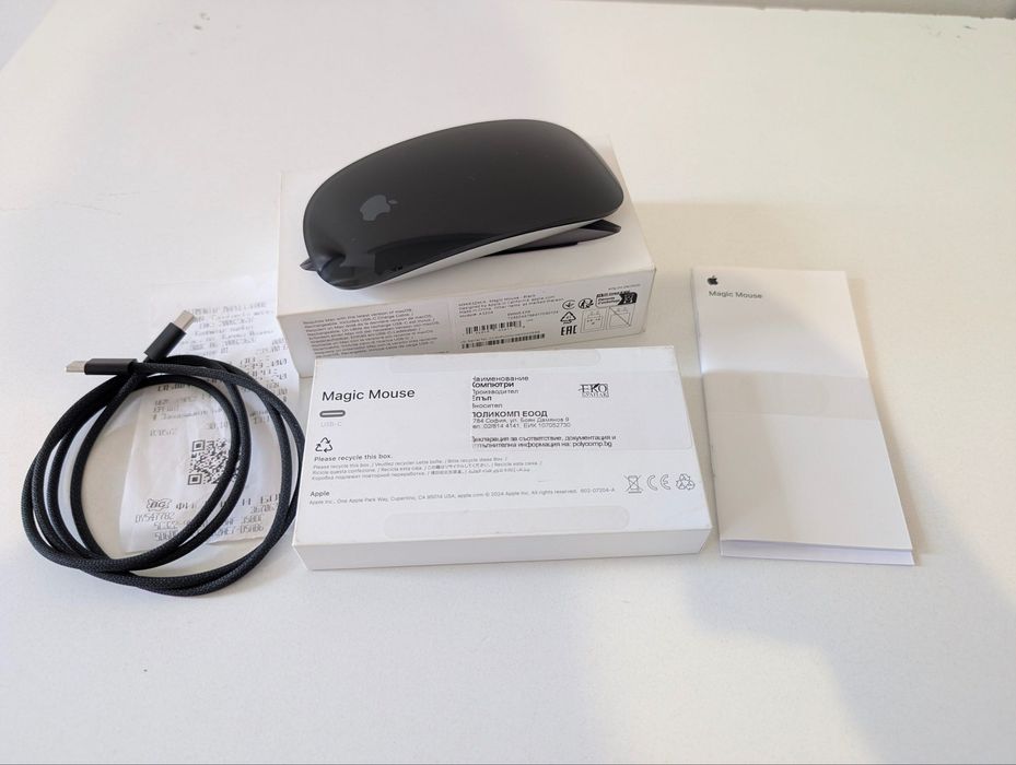 Apple Magic Mouse (USB‑C) - Black Multi-Touch