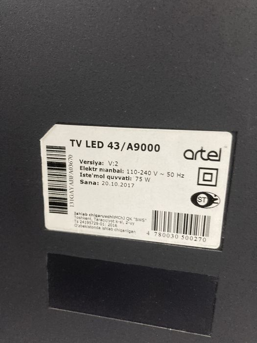 Artel 43 talik tlevezor