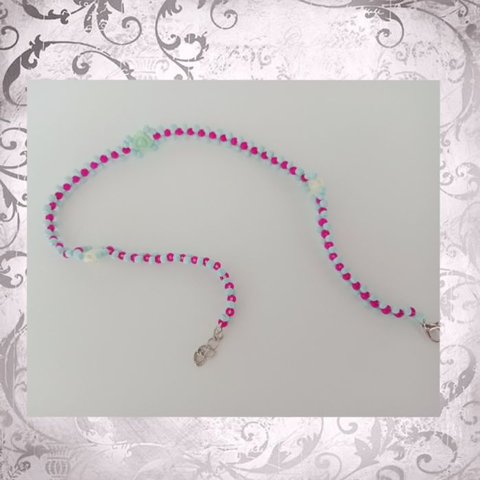 Чёкер из бисера , украшение на шею