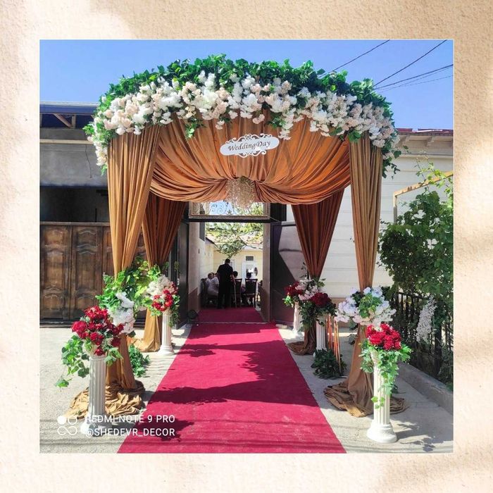 Гуллар билан безатиш (Оформление свадеб )