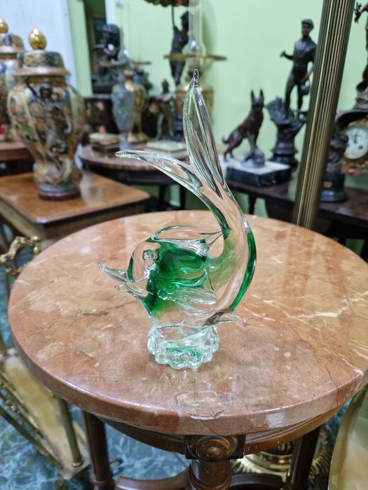 Прекрасна антикварна италианска колекционерска фигура Murano