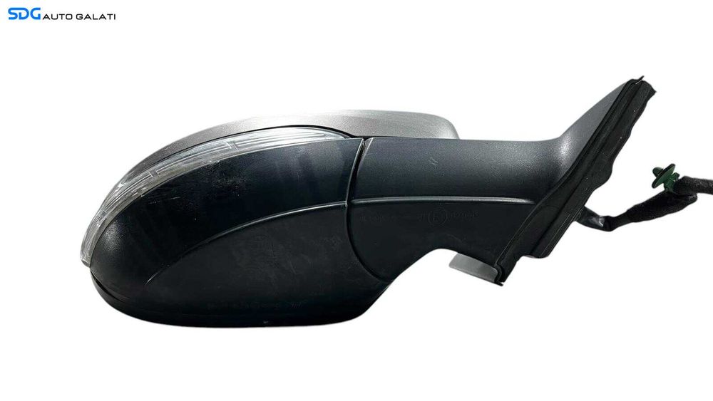Oglinda Electrica Dreapta Volkswagen Passat B7 Break 2010 - 2015 ( Semnalizare Spartă ) Culoare Gri Inchis Cod 3C085793 A [L5740]