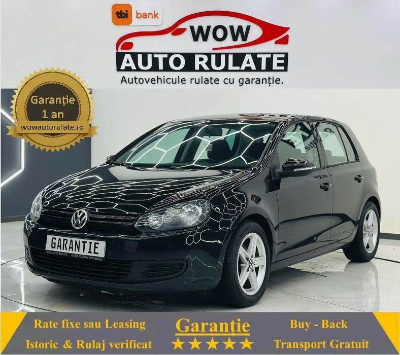 Volkswagen Golf 2010 1.6D E5 Garantie 12 Luni Rate Avans 0 Doar Cu Buletinul