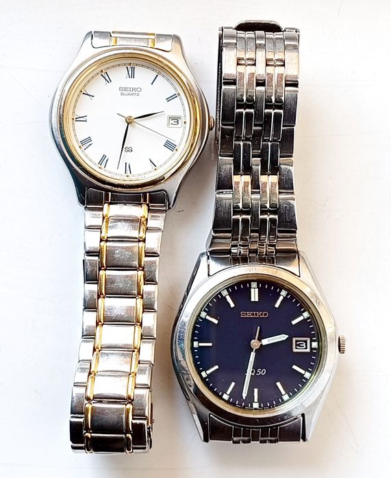 . Мъжки винтидж кварцов спортен часовник Seiko 7N42-7011