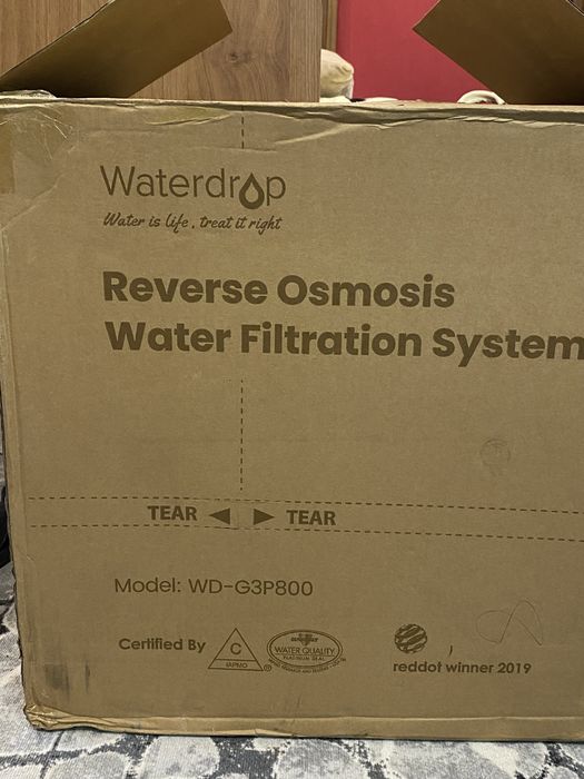 Чисто нова система за филтриране на вода Waterdrop Osmosis