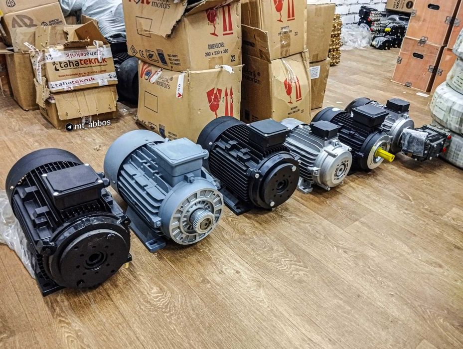 ОПТОМ Elektro Matorlar 5.5-7.5kw moyka, sammoyka uchun, Маторы для МСО